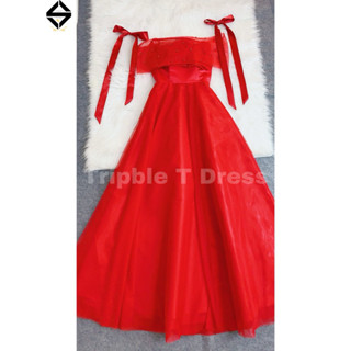 Đầm maxi mặc cưới được nhiều kiểu trong 1 sét váy TRIPBLE T DRESS - size S/M/L -MS6Y