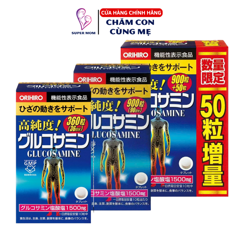 Viên Uống Hỗ Trợ Xương Khớp Glucosamine Orihiro 900 viên - 950 viên Nhật Bản
