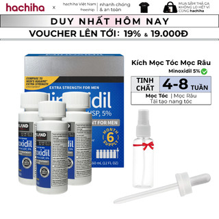  Dung Dịch Mọc Tóc Mọc Râu Minoxidil 5% Của Mỹ Chai 60ml- Hàng Chính Hãng 