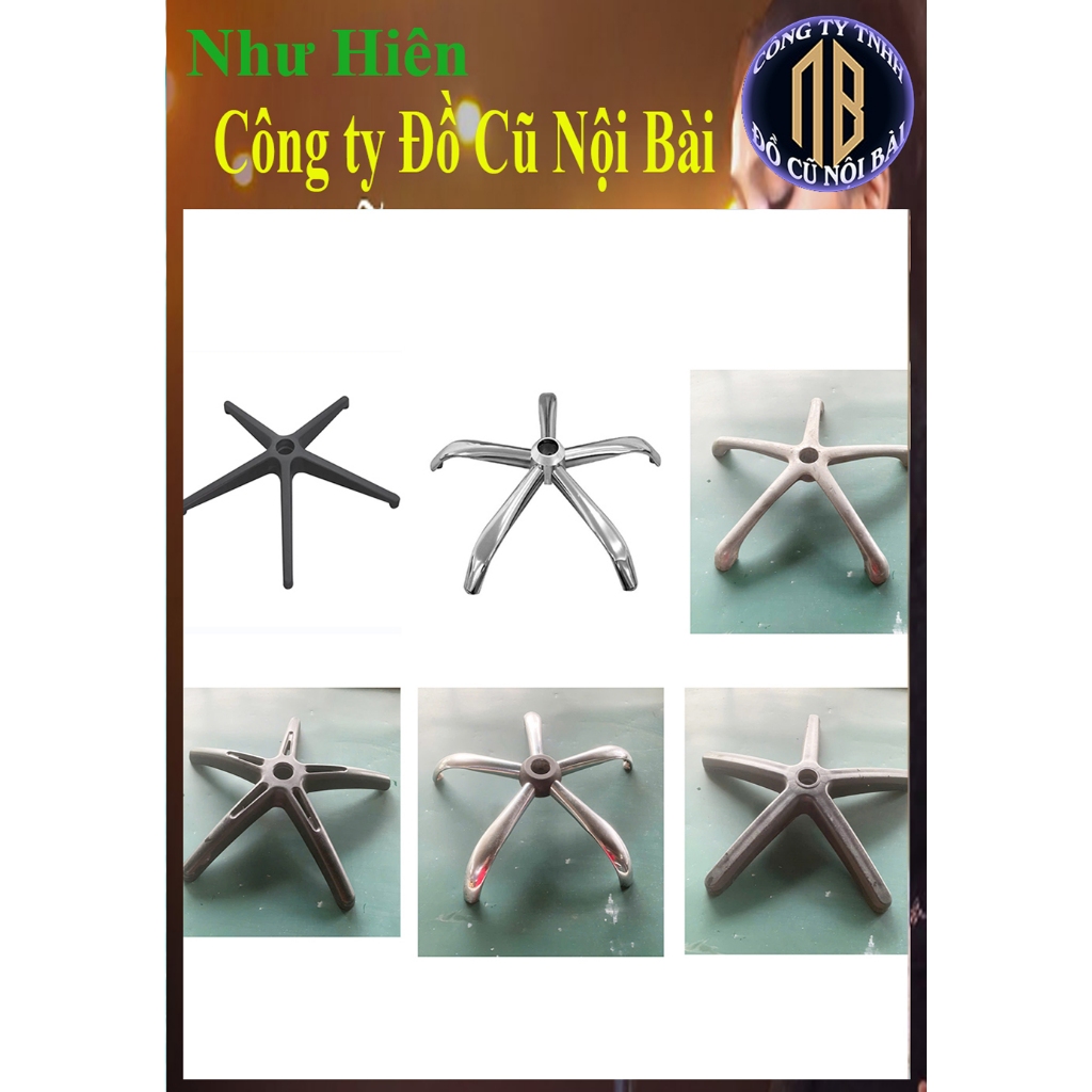 [Mới 90%] Chân Ghế Xoay, Chân Ghế Văn Phòng Cũ, Chân Ghế Xoay Thay Thế