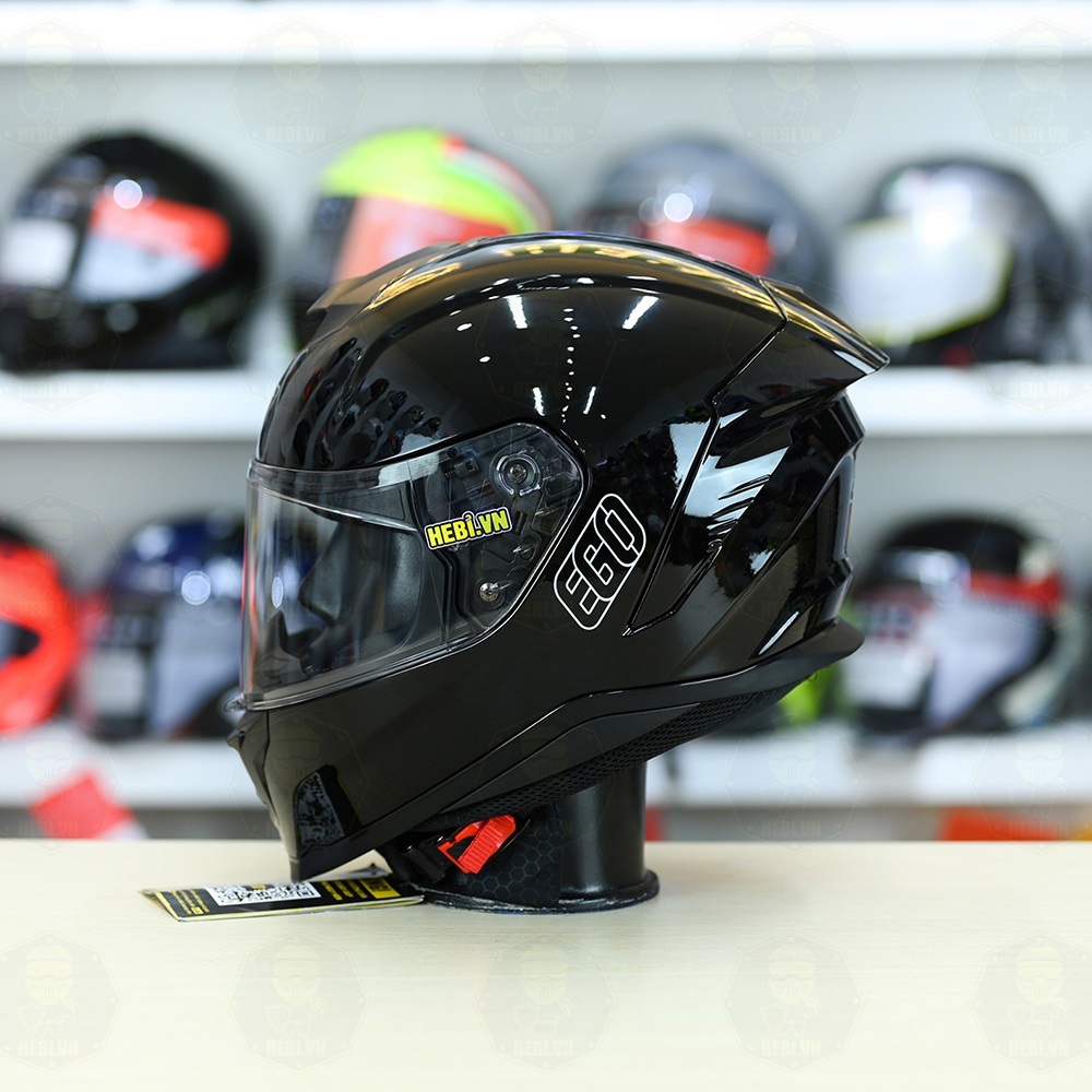 Mũ Fullface EGO E71 Đen Bóng