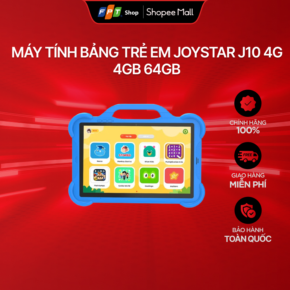 [Chỉ GH tận nơi] Máy tính bảng JoyStar J10 4G 4GB 64GB Xanh