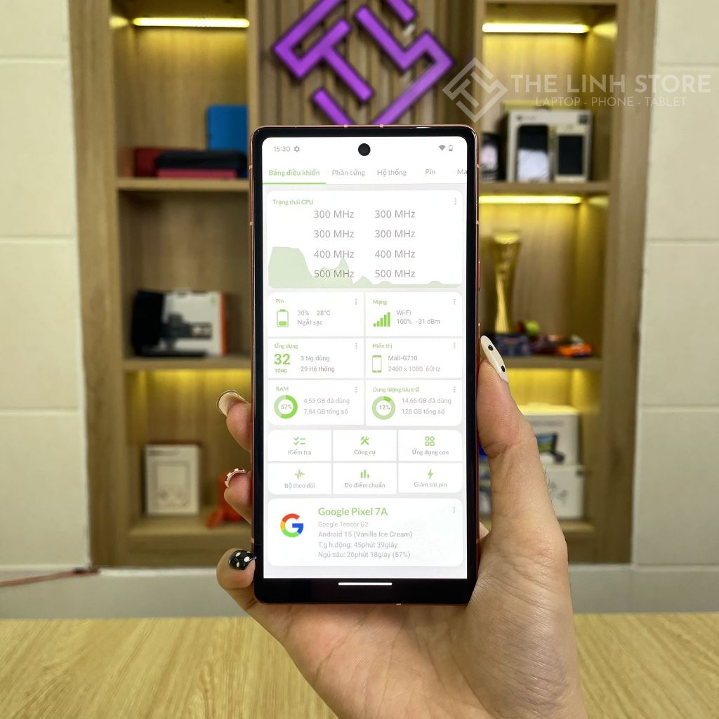 [Máy Cũ] Điện thoại Google Pixel 7a (SPX) - Màn 6.1 inch OLED 90Hz ram 8G 128G | BigBuy360 - bigbuy360.vn