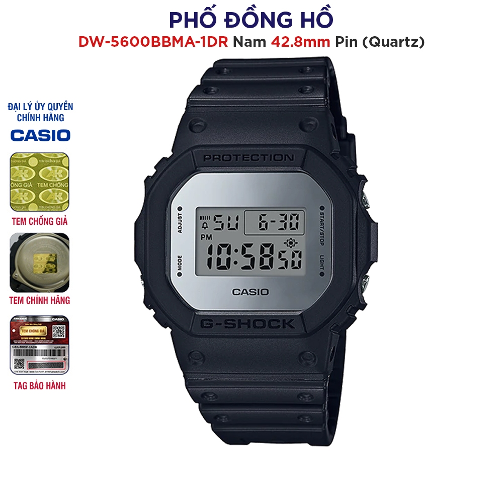 Đồng hồ nam G-SHOCK chính hãng Casio Anh Khuê DW-5600BBMA-1DR