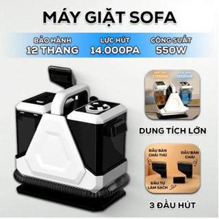  Máy Giặt Sofa Hút Bụi Cầm Tay Diệt Khuẩn Lực Hút Mạnh Nhiều Đầu Hút Công Suất 550W 