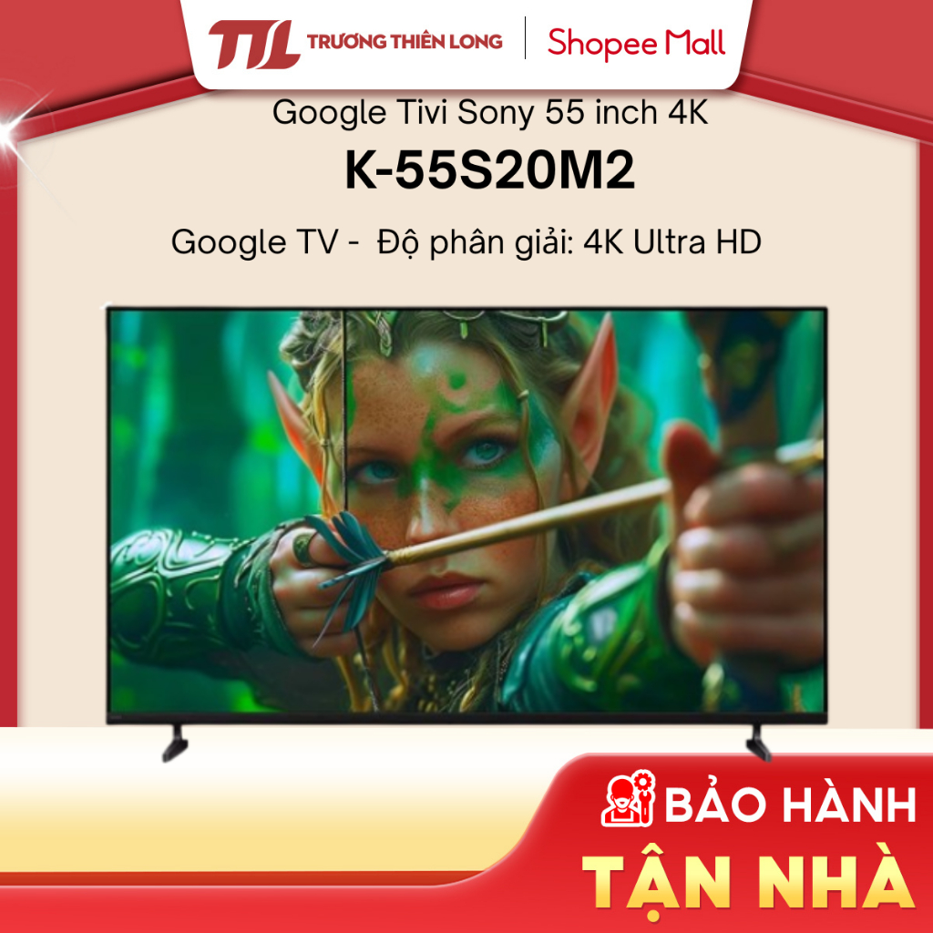 K-55S20M2 || K-65S20M2 - Google Tivi Sony 4K Ultra HD 55 Inch | 65 Inch BRAVIA 2 II [FREESHIP HCM]
