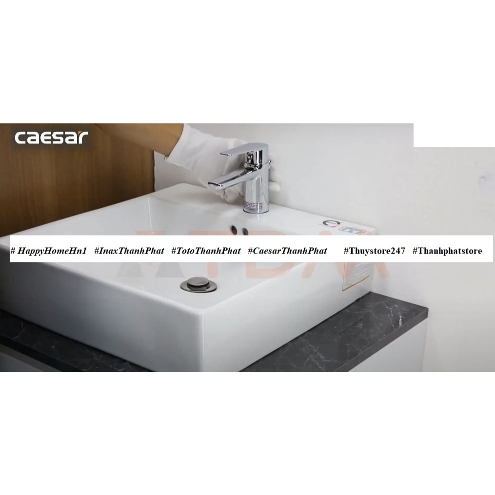 [CHÍNH HÃNG] Vòi Nóng Lạnh Lavabo CAESAR B380CP (B380CU)