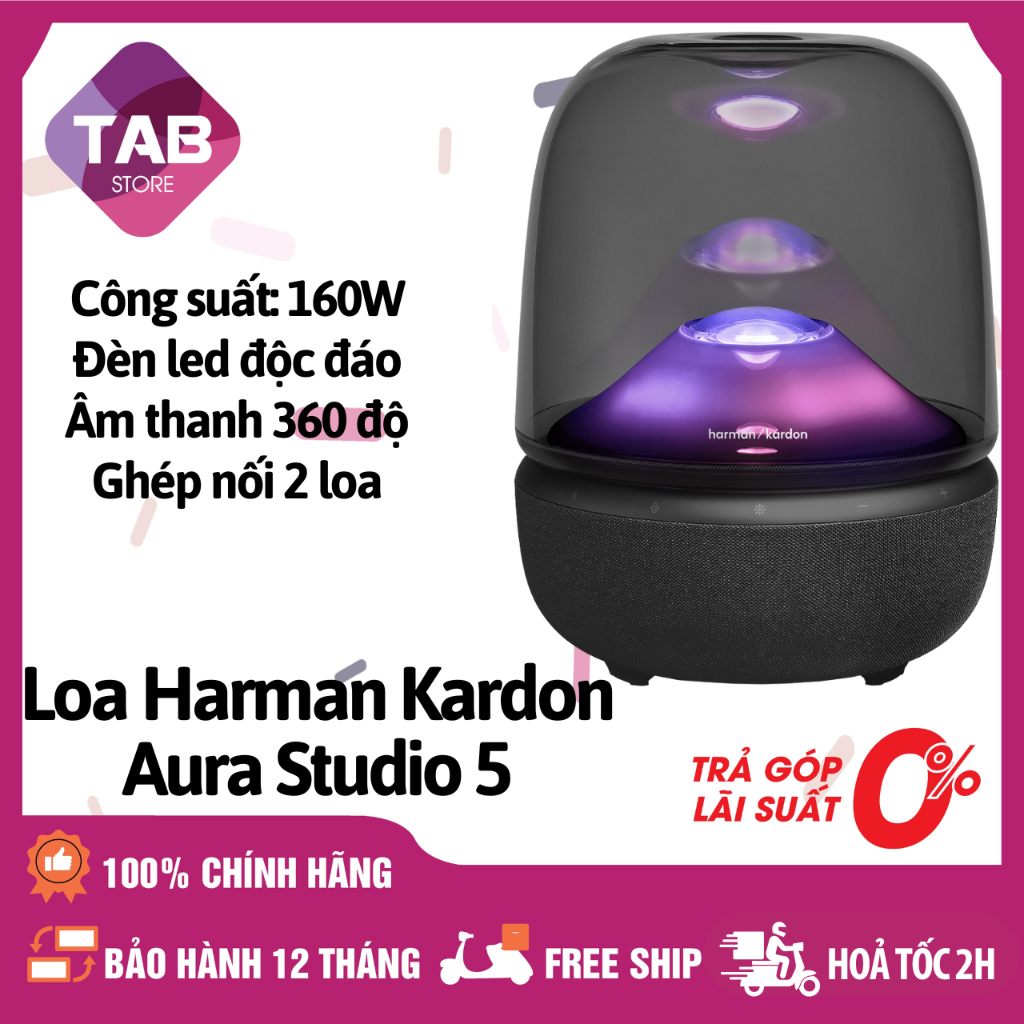Loa Bluetooth Harman Kardon Aura Studio 5 Mới Chính Hãng - Bảo Hành 12 Tháng | BigBuy360 - bigbuy360.vn