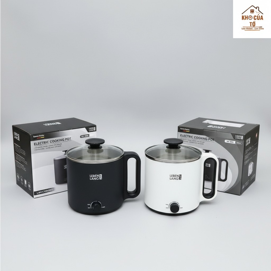 Nồi lẩu mini Lebenlang LBEC0808 – nồi nấu mì, luộc trứng, nấu canh siêu tiện, hàng Đức bảo hành 24 t