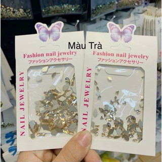 Set đá chân bằng mix màu mix size đính móng