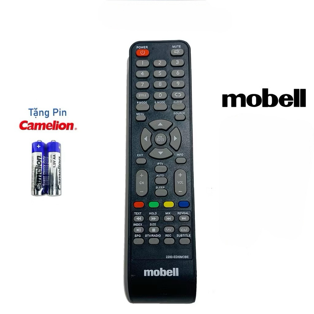 Điều khiển TV MOBELL [Mẫu 1 Ngắn] - Remote Mobell TV loại đẹp