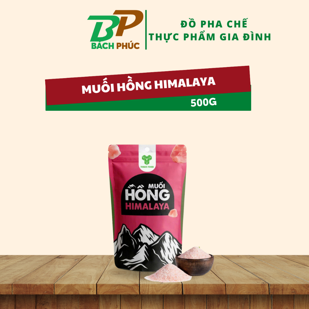 Muối hồng Hymalaya 200g - Nguyên liệu pha chế nguyên liệu nấu ăn - Kho Pha Chế