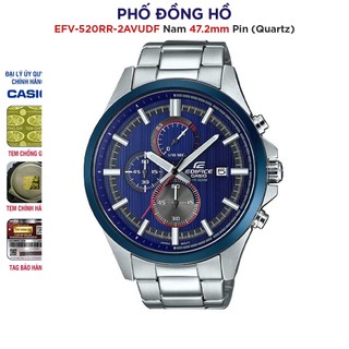 Đồng hồ nam edifice chính hãng casio anh khuê efv-520rr-2avudf