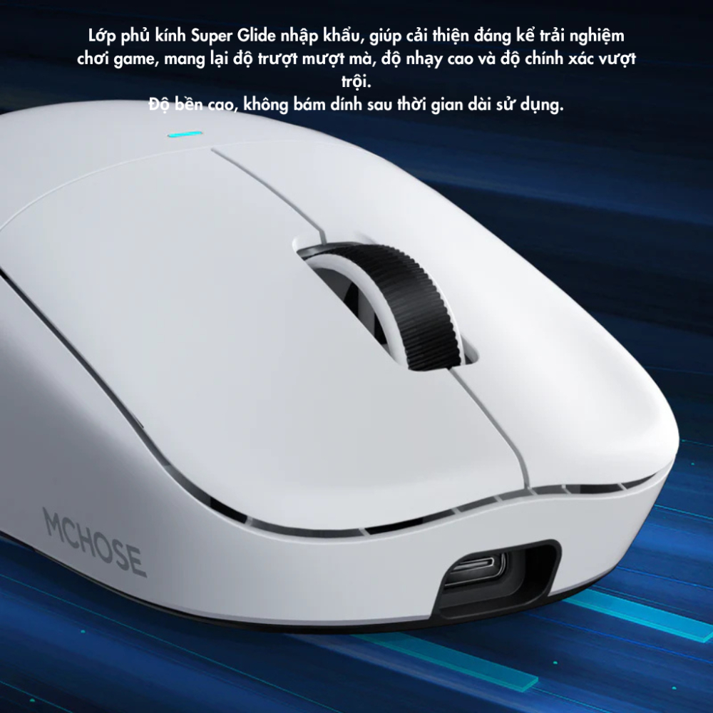 Chuột không dây MCHOSE M7 Series - 3 mode kết nối - Paw3395 - DPD 26000 - APP tùy chỉnh | BigBuy360 - bigbuy360.vn