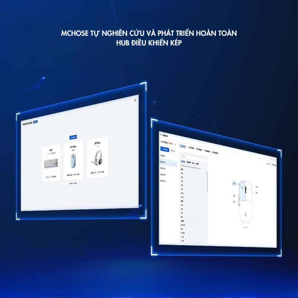 Chuột không dây MCHOSE M7 Series - 3 mode kết nối - Paw3395 - DPD 26000 - APP tùy chỉnh | BigBuy360 - bigbuy360.vn