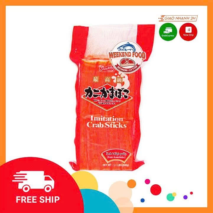 Thanh cua cao cấp - Imitation Crab Sticks (Shirakiku) - 500g