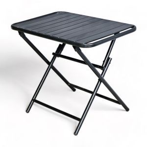 Bàn Sắt Gấp Gọn Thanh Lá Chữ Nhật 40x60x50cm Cafe Trà Chanh Uống Nước Camping