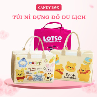 Túi Du Lịch Đa Năng, Túi Xách Đựng Đồ Đa Năng Bằng Nỉ Gọn Nhẹ Đựng Đồ Cá Nhân Tiện Lợi Mềm Mại Thoáng Khí