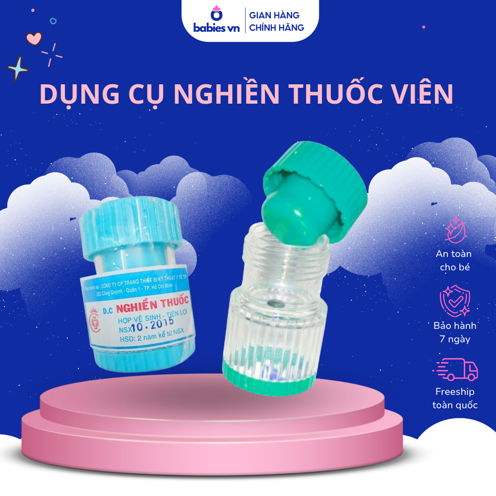 Dụng cụ Nghiền Thuốc Viên