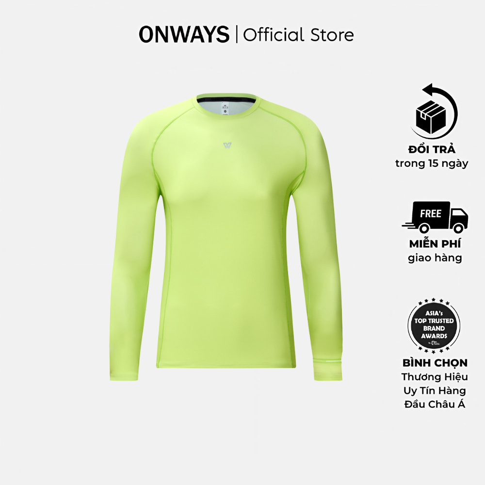 ONWAYS Áo Thun Thể Thao Nam Tay Dài Siêu Co Giãn, Kháng Khuẩn, Nhanh Khô PETER M5231