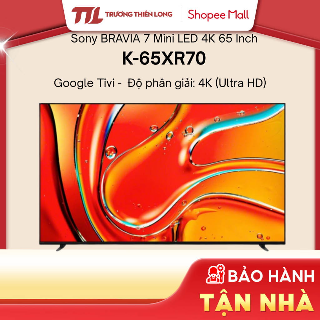 K-65XR70 / K-75XR70 - Google Tivi QLED Mini LED Sony 4K [FREESHIP HCM][Miễn Phí Lắp Để Bàn HCM]