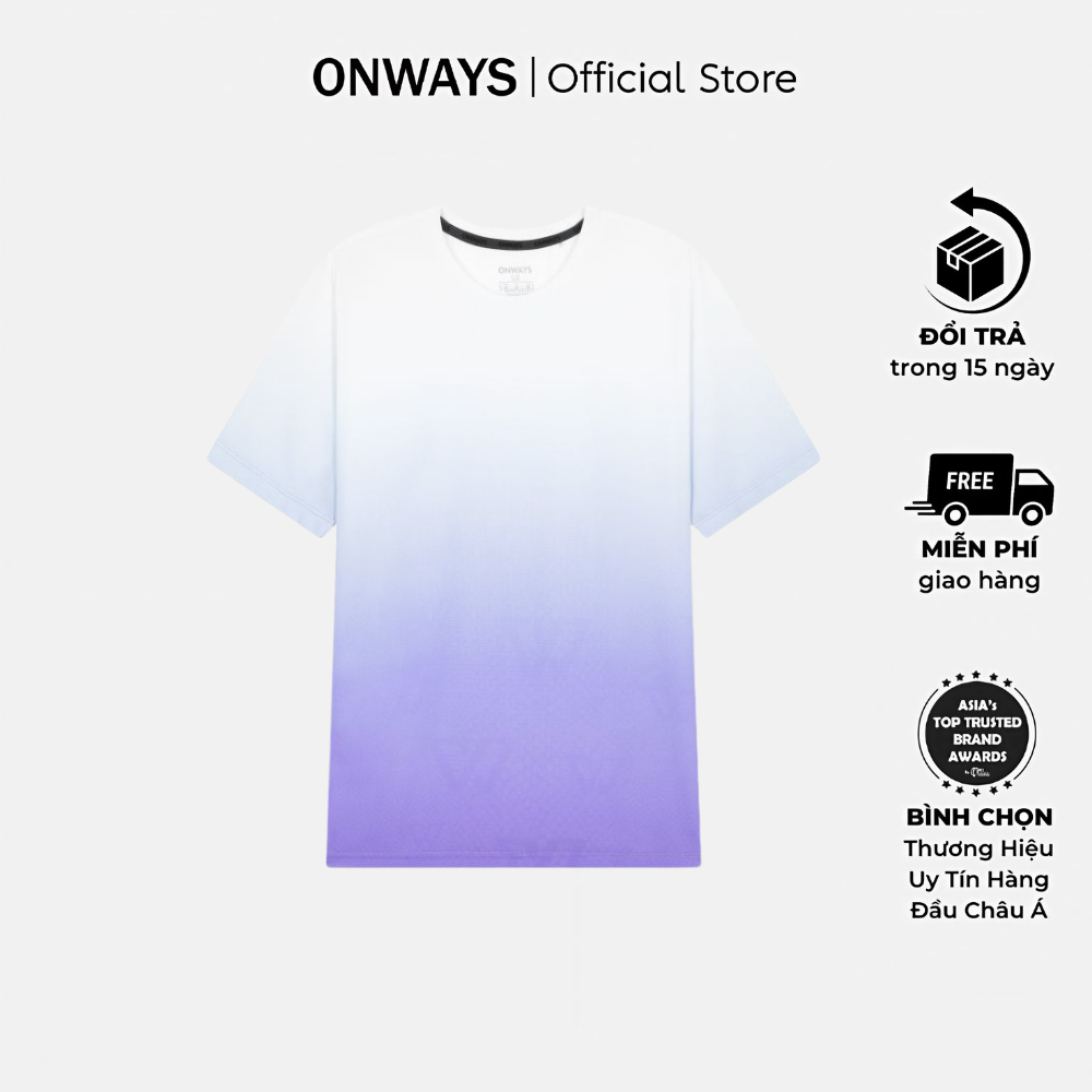 ONWAYS Áo Thun Thể Thao Nam Siêu Nhẹ, Thấm Hút Mồ Hôi, Kháng Khuẩn SNAKE M5228