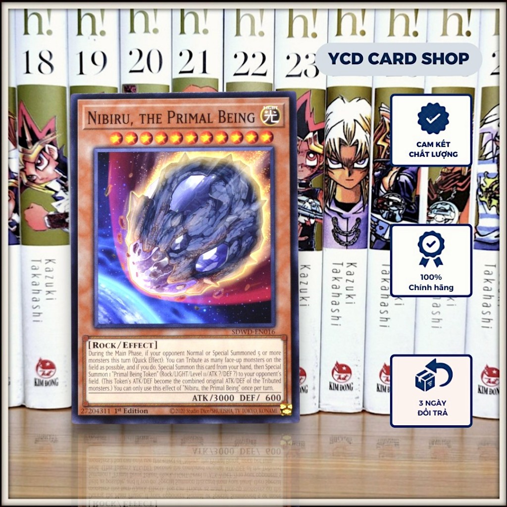 [YCDcardgame] Thẻ bài yugioh chính hãng Nibiru, the Primal Being – Common