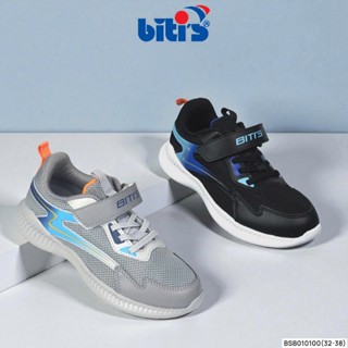  BITIS | Giày thể thao bé trai size 32-38 Sneaker trẻ em học sinh quai nhám dán đế siêu nhẹ BSB010100 