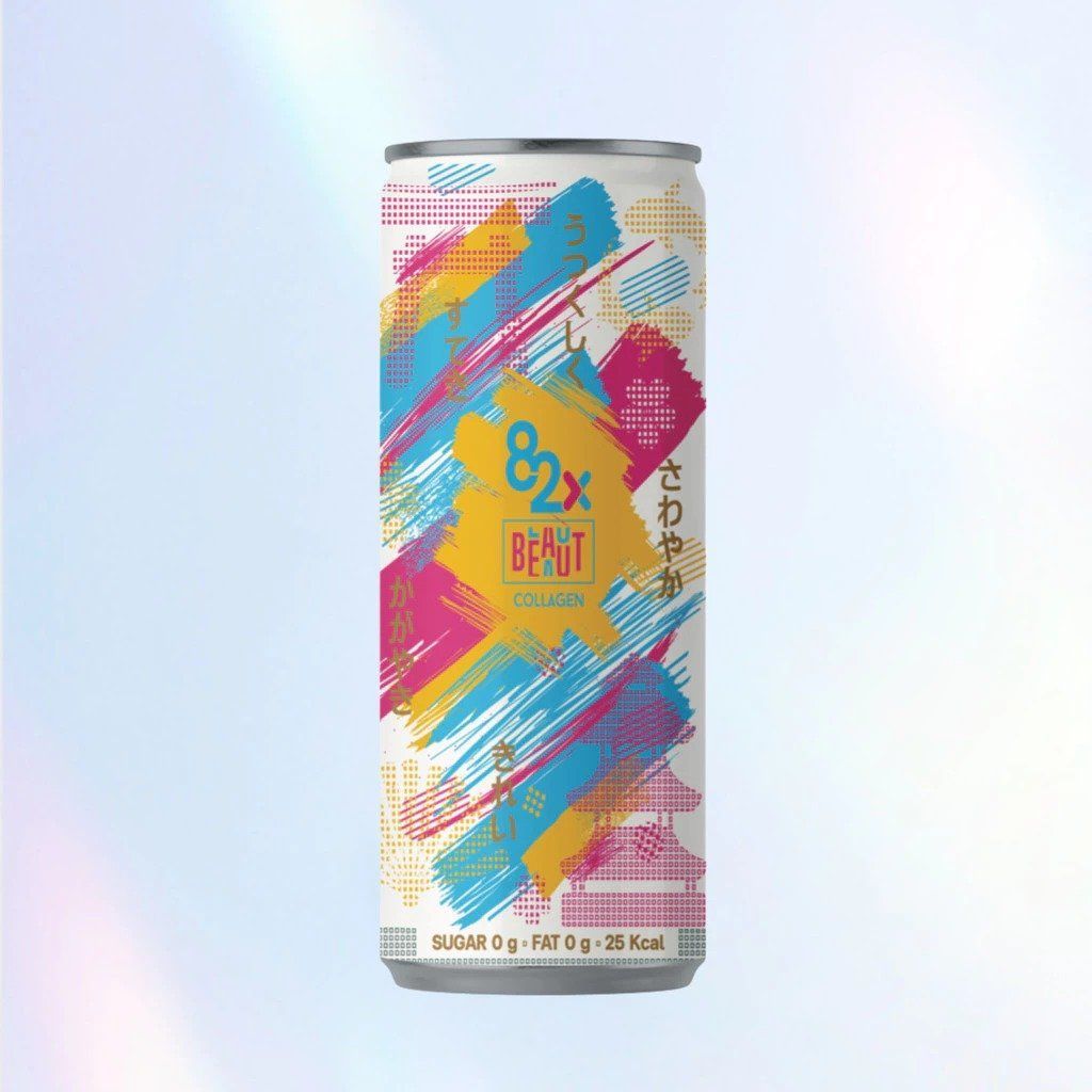 82x Thực phẩm bổ sung Collagen Beauty Drink 500 Milligram Mixed With Vitamin C 70 Milligram, Pink Gu