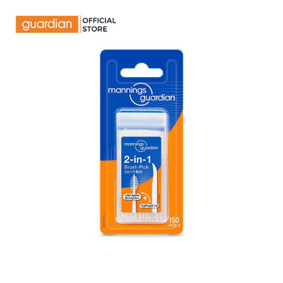 Tăm Chỉ Nha Khoa Mannings Guardian Brush Pick 2 In 1 150 Cây | Guardian Việt Nam