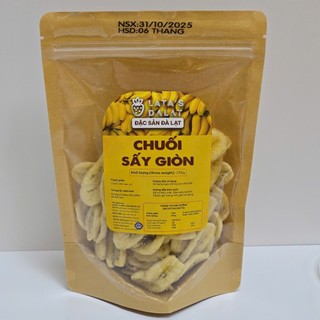Chuối Sứ Sấy Đà Lạt Giòn Ngọt Hậu Vị Chát Nhẹ