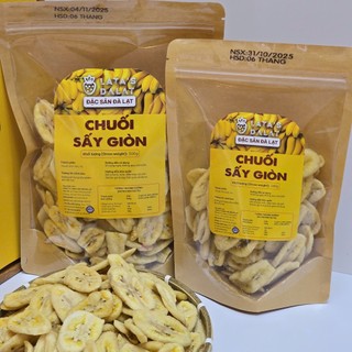 Chuối Sứ Sấy Đà Lạt Giòn Ngọt Hậu Vị Chát Nhẹ