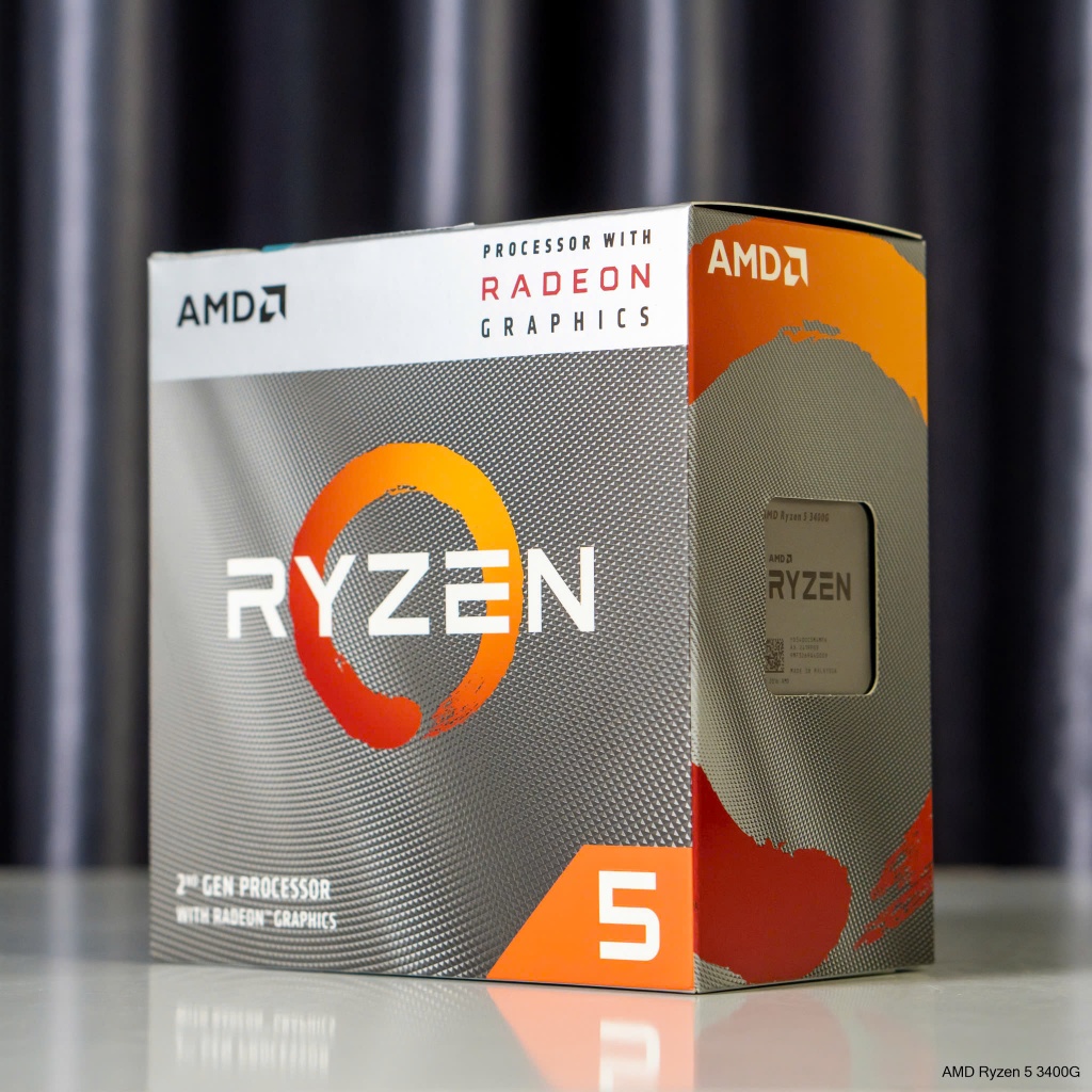CPU AMD Ryzen 5 3400G AM4 | Fullbox Chính hãng