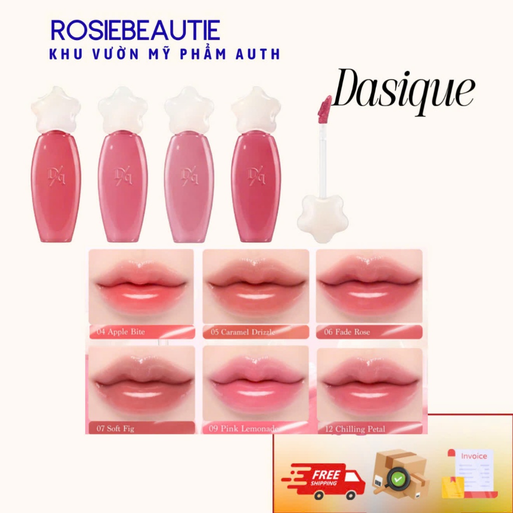 Son bóng Dasique Pure Water Lip Gloss không bết dính