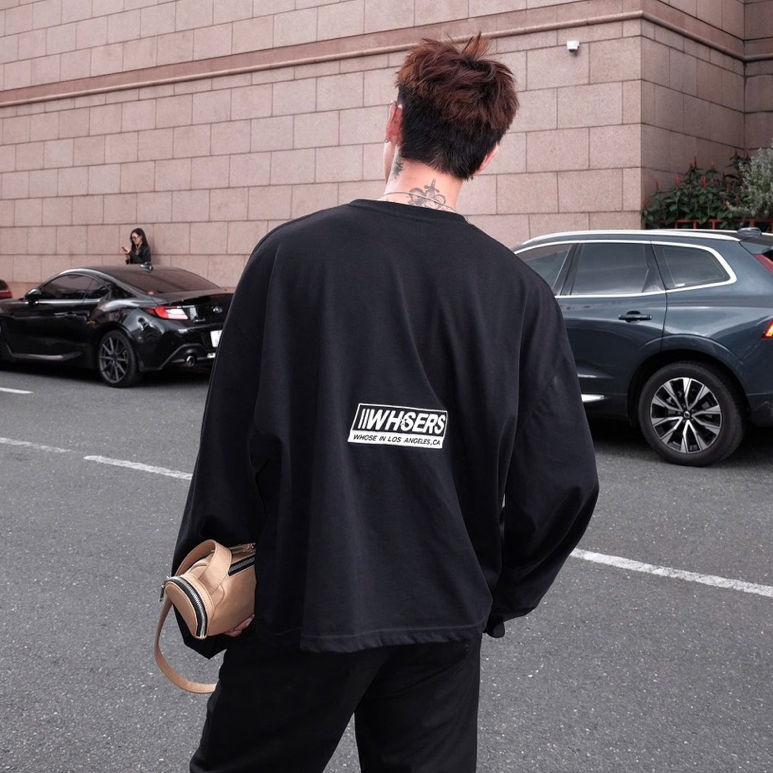 STATEMENT LONGSLEEVE 280GSM- Áo thun tay dài thêu Whose Studio | BigBuy360 - bigbuy360.vn
