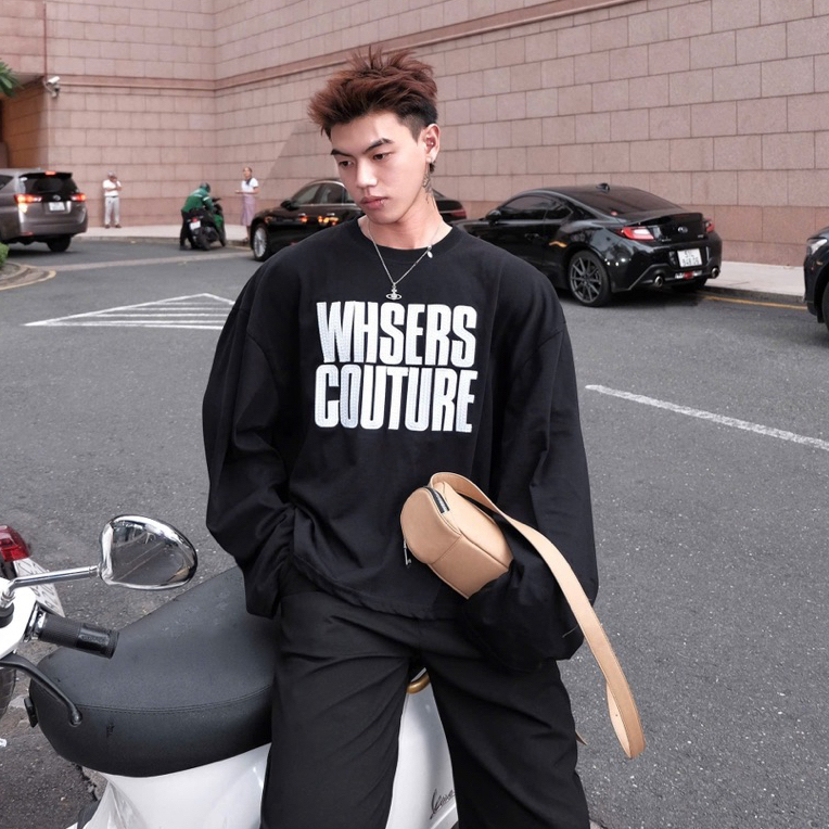 STATEMENT LONGSLEEVE 280GSM- Áo thun tay dài thêu Whose Studio | BigBuy360 - bigbuy360.vn
