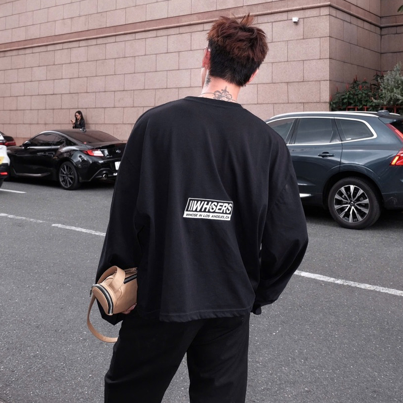 STATEMENT LONGSLEEVE 280GSM- Áo thun tay dài thêu Whose Studio | BigBuy360 - bigbuy360.vn