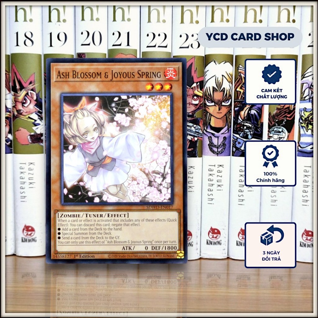 [YCDcardgame] Thẻ bài yugioh chính hãng Ash Blossom & Joyous Spring – Common