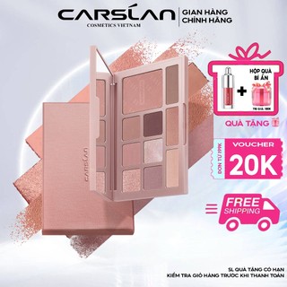  Bảng Phấn Mắt CARSLAN 10 Màu đa Chức Năng Phấn bắt sáng Tạo khối Phấn má hồng 12g Carslan Việt Nam 