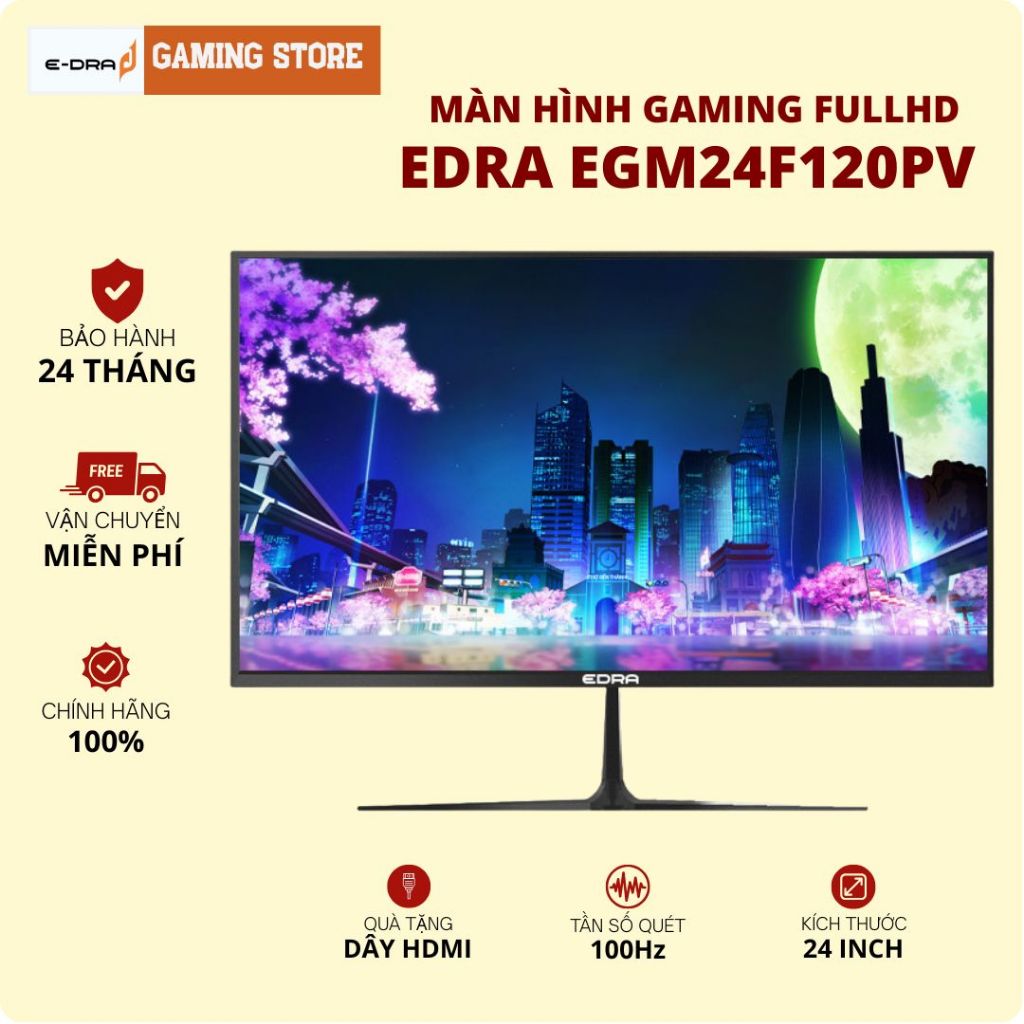 Màn Hình Gaming 24Inch EGM24F120S, EGM24F120PV EGM24F144PV  FHD/IPS//1ms/120Hz văn phòng Chính hãng 