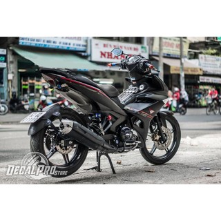 [Tem chuẩn xịn] - Tem rời xe Exciter 150 Black Matte