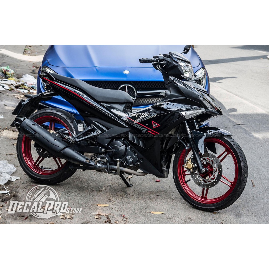 [Tem chuẩn xịn] - Tem rời xe Exciter 150 Black Matte