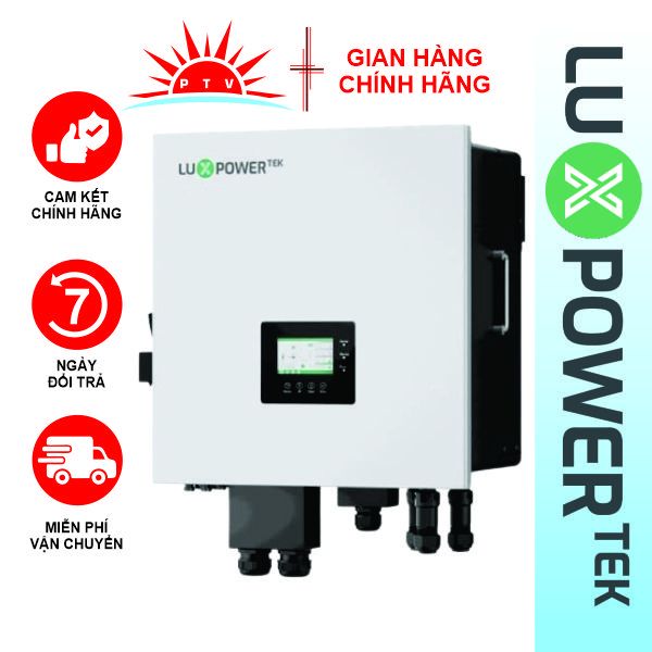 Biến Tần Hybrid LuxPower Gen 8K 10K 1 Pha | Inverter 3 Trong 1 Hòa Lưới Bám Tải & Lưu Trữ | BH 5 Năm