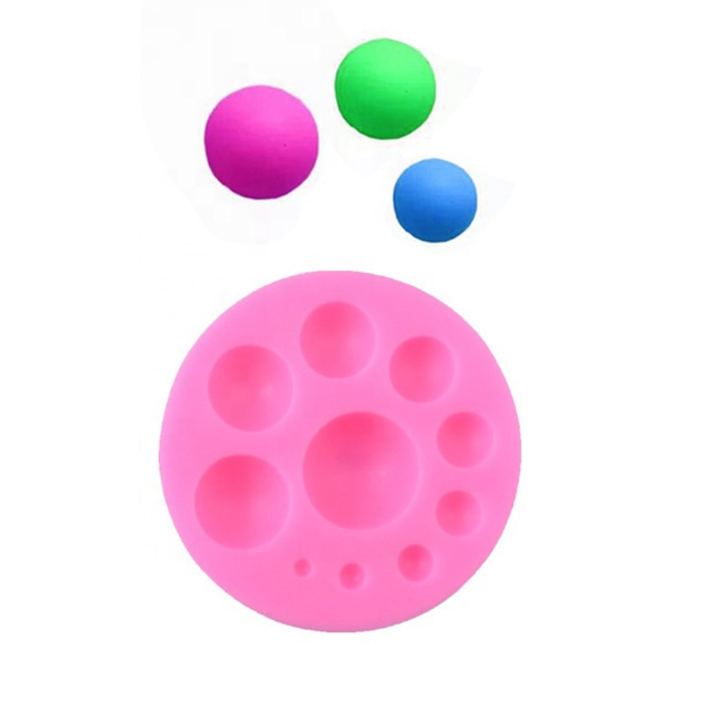 Khuôn silicon giọt nước khuôn vỉ 10 bán cầu