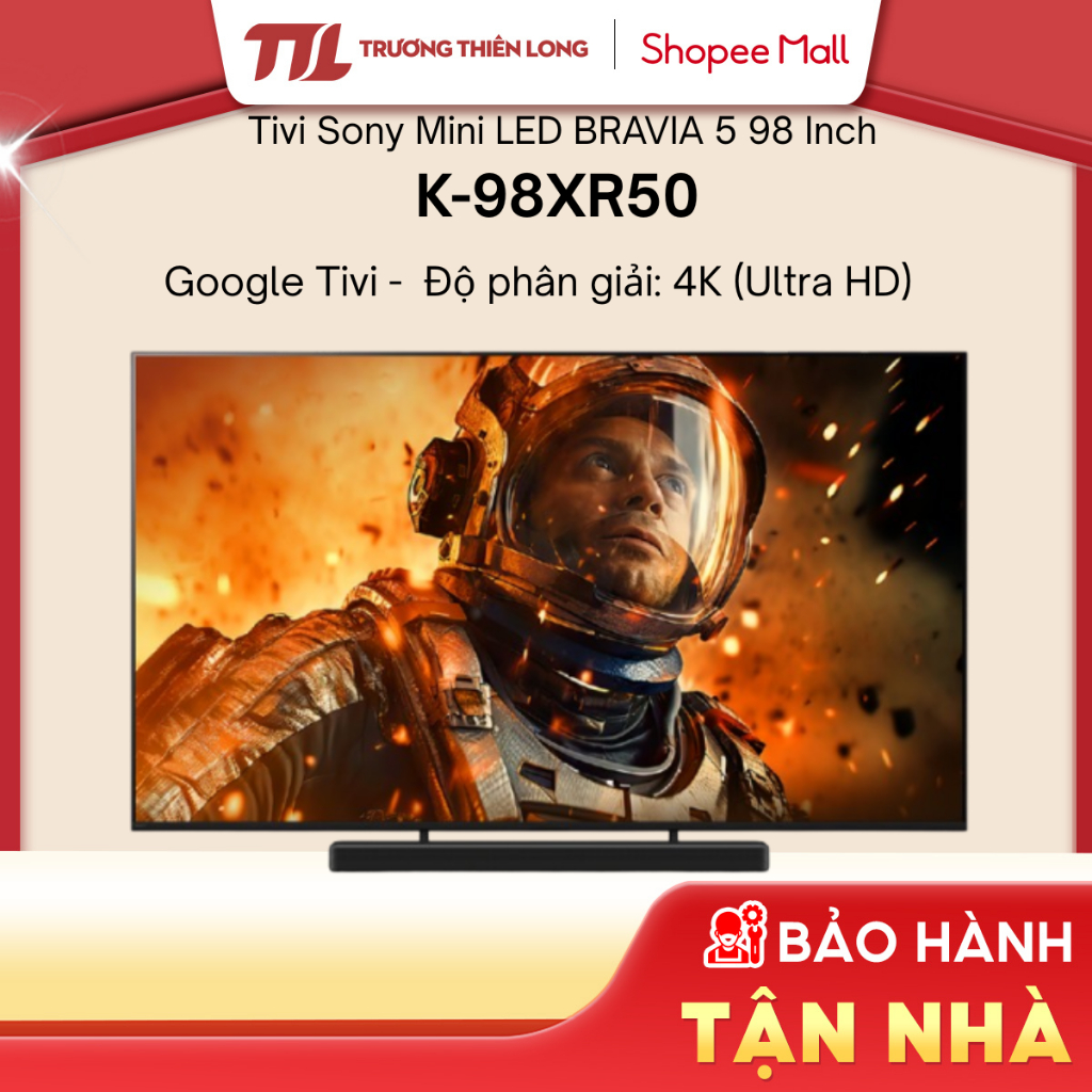 K-98XR50 - Google Tivi Mini Led Sony Ai 4K 98 Inch K-98XR50 [FREESHIP HCM][Miễn Phí Lắp Để Bàn HCM]