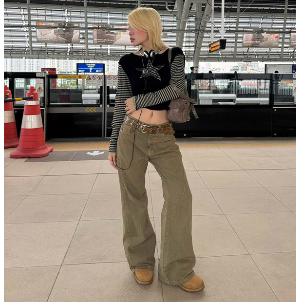 LOE PRESET FLARED JEANS WASH VER 1 - Quần jeans ống loe wash Whose Studio 1792 | BigBuy360 - bigbuy360.vn
