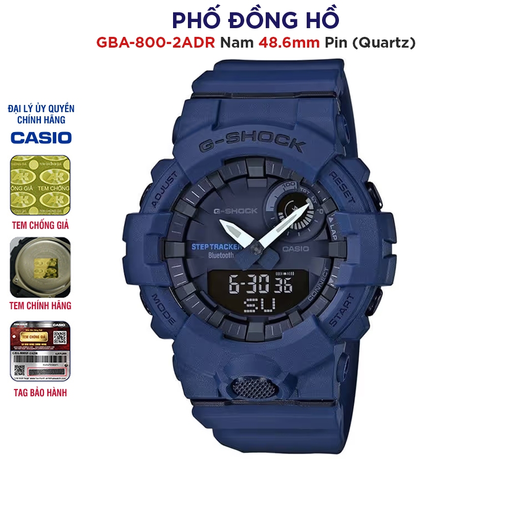 Đồng hồ nam G-SHOCK Casio Anh Khuê GBA-800-2ADR