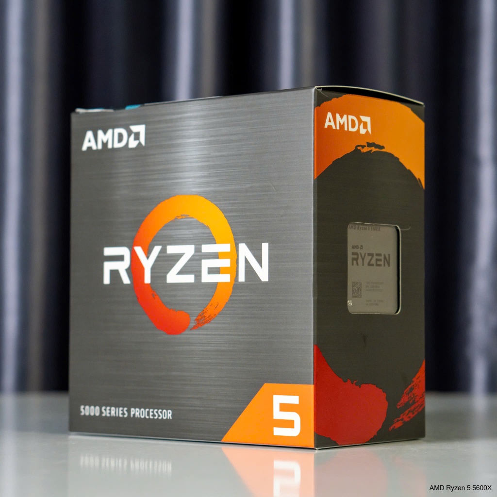 CPU AMD Ryzen 5 5600X (AMD AM, 6 Core, 12 Thread, 3.7Ghz - 4.6Ghz, Cache 35MB) FULLBOX MỚI