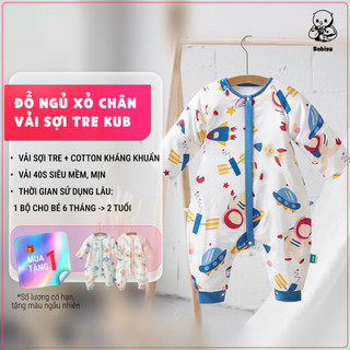   SALE SỐC 99K  KUB | Đồ Ngủ Liền Thân Điều Hòa Bằng Vải Sợi Tre 2 Lớp Mềm Mại Mát Mẻ Dùng Cho Bé Từ Nhỏ Đến Lớn 