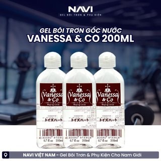 [Che Tên] Gel Bôi Trơn Gốc Nước Vanessa & Co Dung Tích Chai 200ml